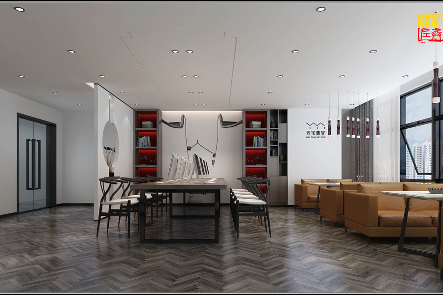 办公室这样装修既舒适又高端